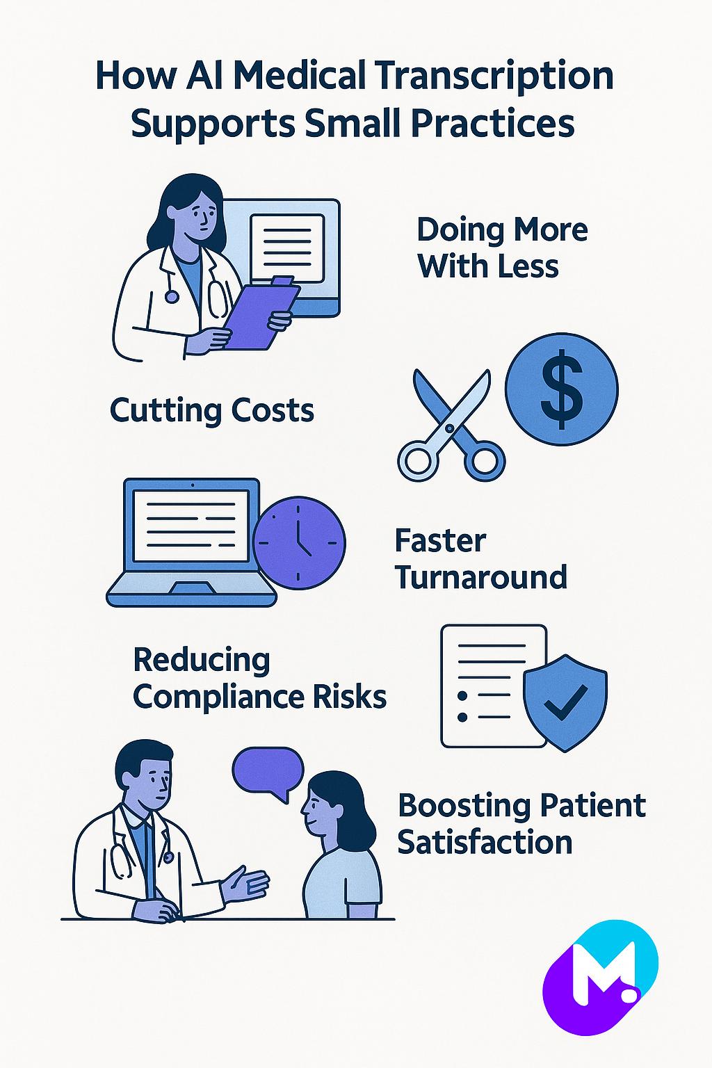 How AI Medical Transcription Supports Small Practices