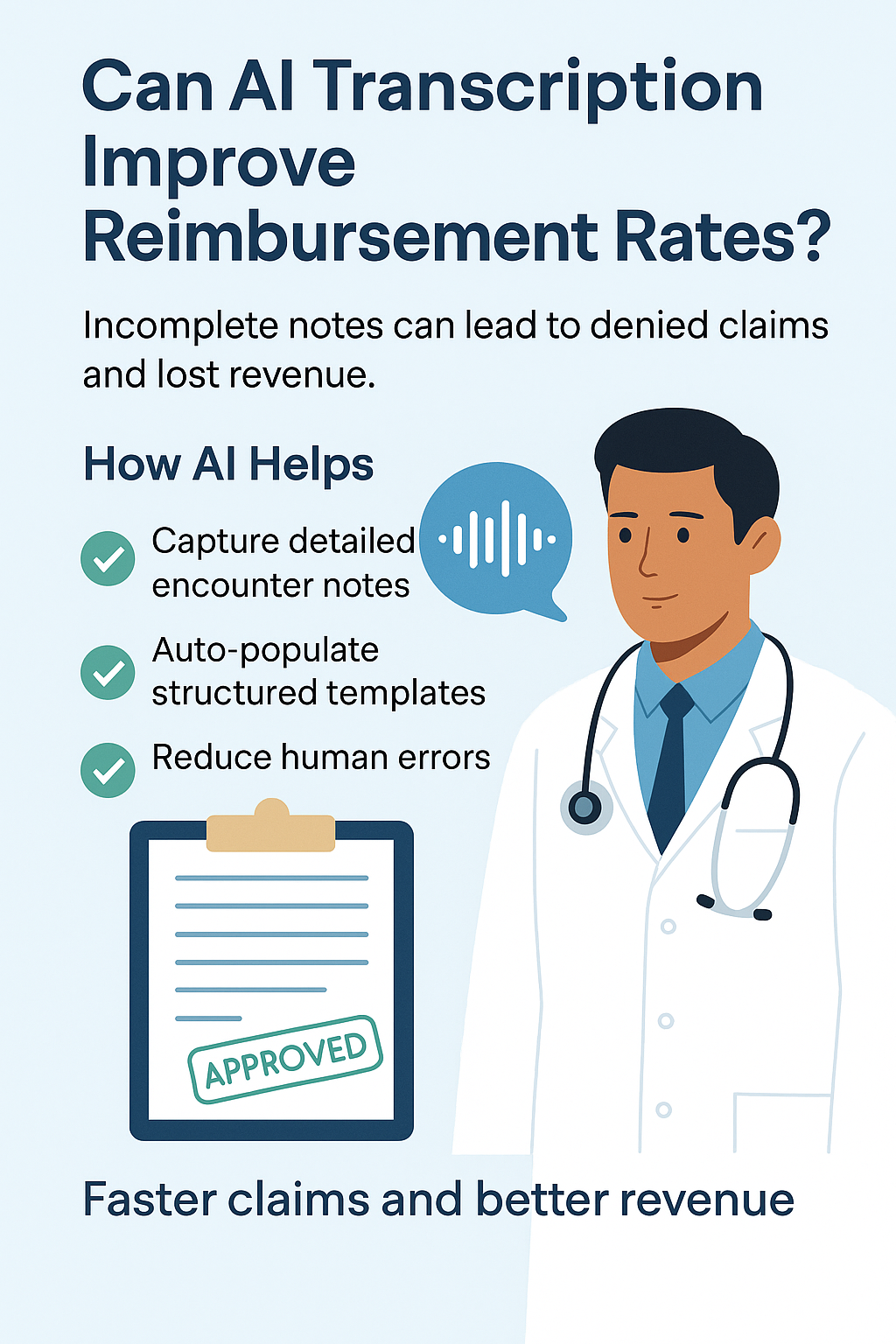 Can AI Transcription Improve Reimbursement Rates?